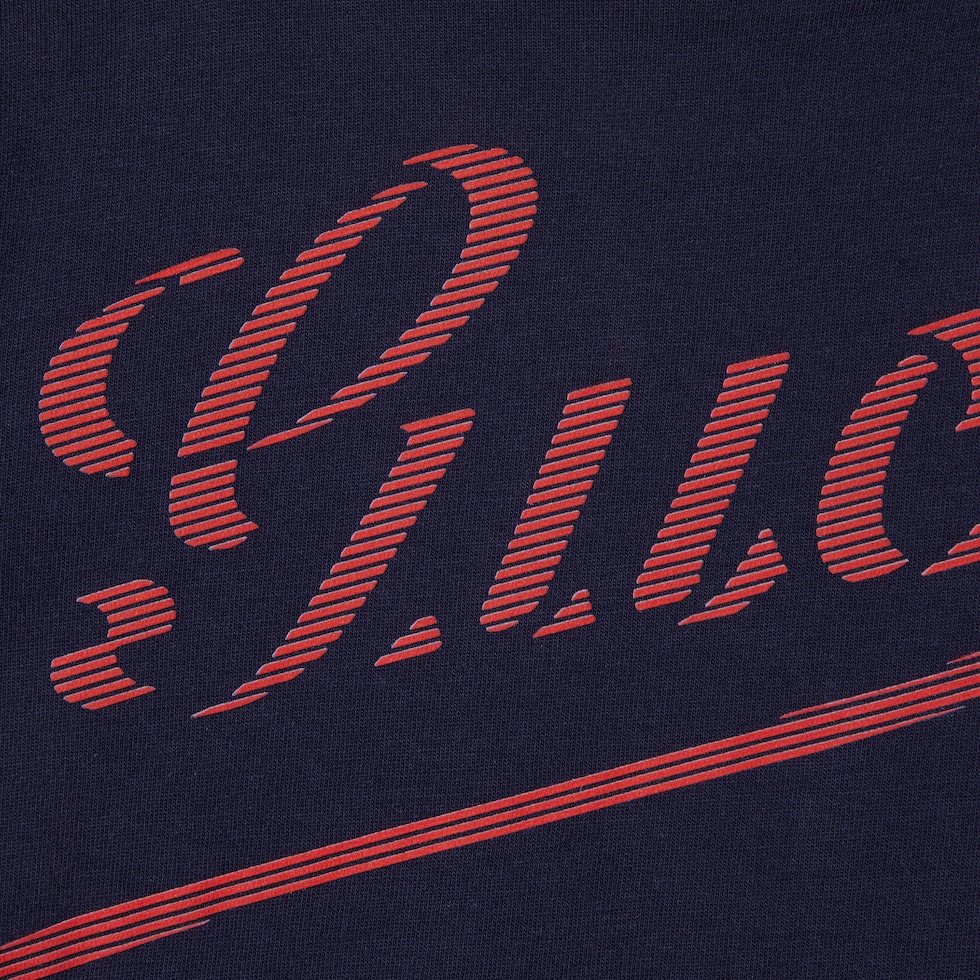 Gucci Geometric Block Logo T-Shirt 'Blue' 616036-XJDV9-4120