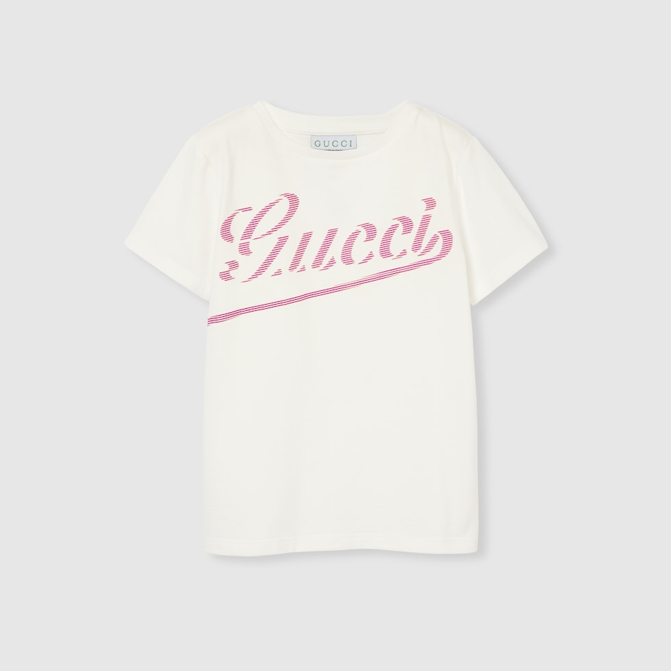 GUCCI チルドレン Tシャツ 女の子 150 12 チルドレンズ〕プリント コットン Tシャツホワイト | GUCCI公式