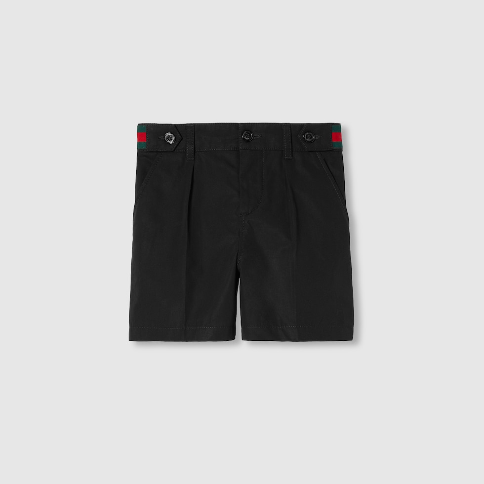 新作【GUCCI】マリナチェーン コットンポプリン ショートパンツ 810875_XWA3E_1000_001_100_0000