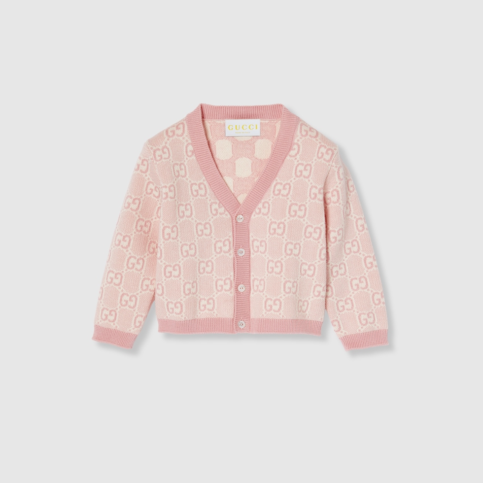 新品＊GUCCI CHILDREN'S＊GG柄コットンショール・ピンク＊