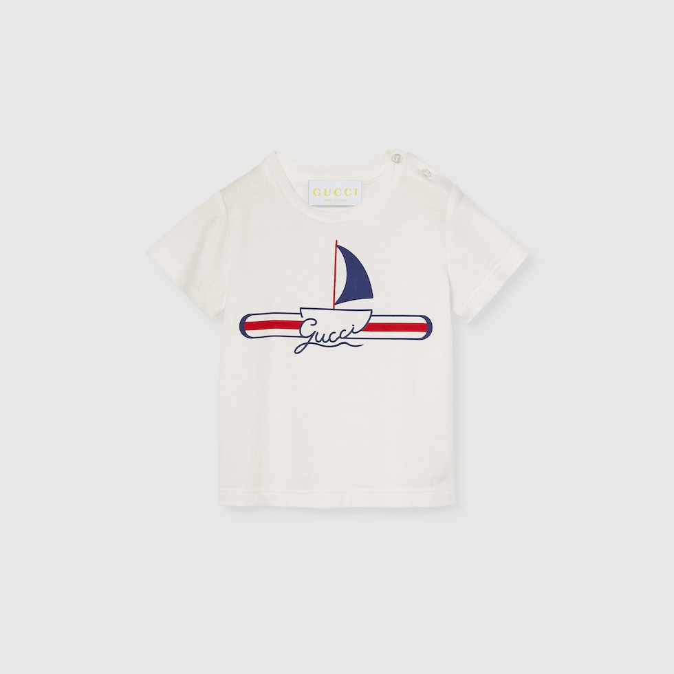 【美品✨】GUCCI　キッズ　Tシャツ　ロゴ　シェリーライン GUCCI グッチ Tシャツ シェリーライン タイガー - メルカリ