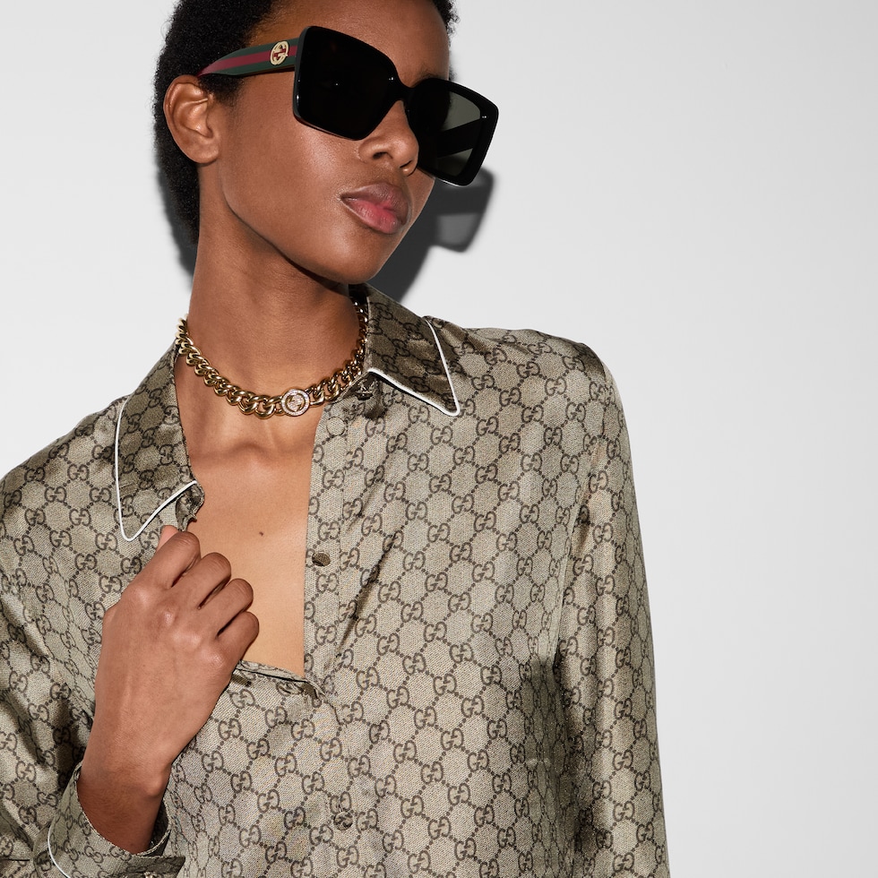 GUCCI袖なしトップス GUCCI - グッチ タンクトップ ノースリーブカットソー メッシュ