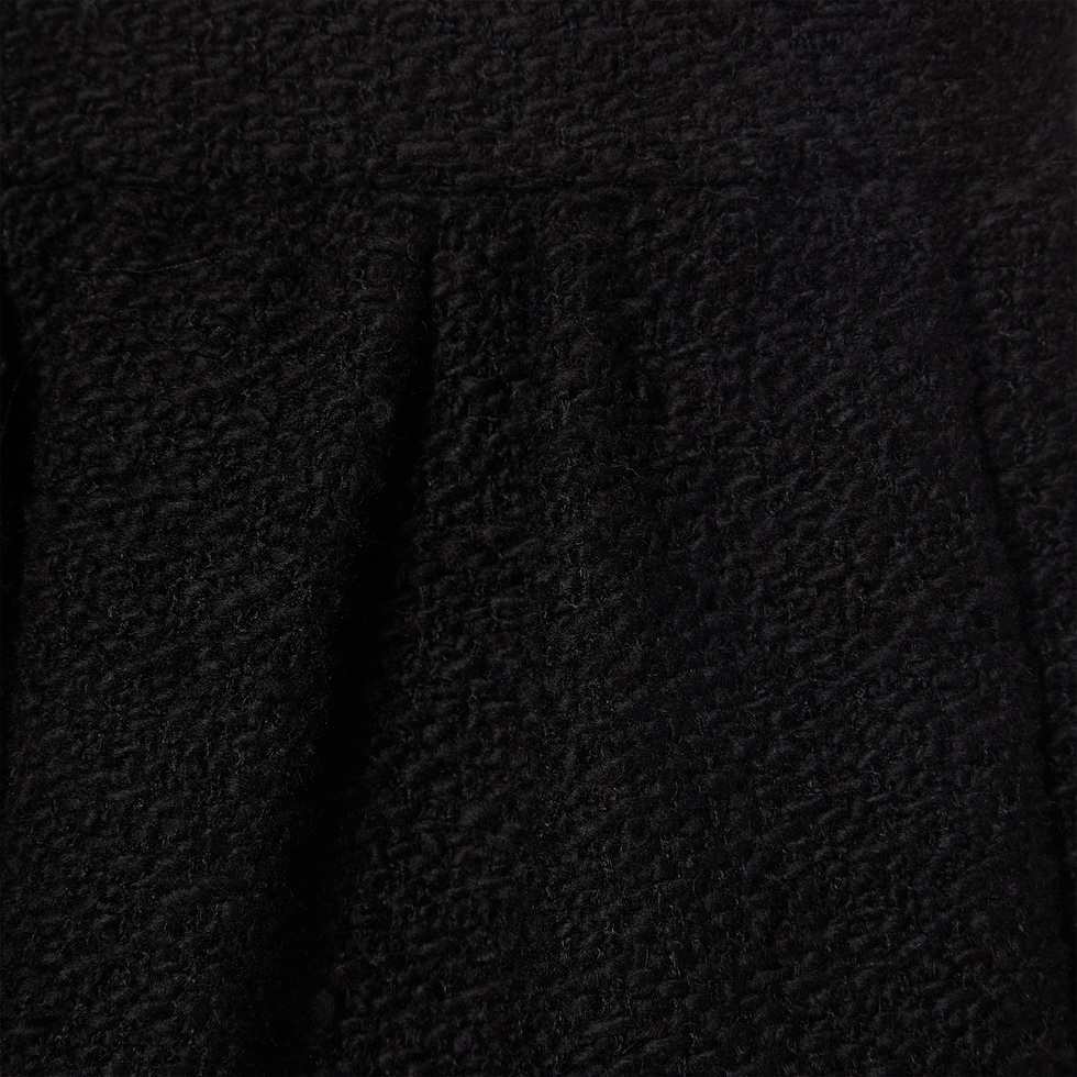 Wool bouclé mini skirt in black | GUCCI® US