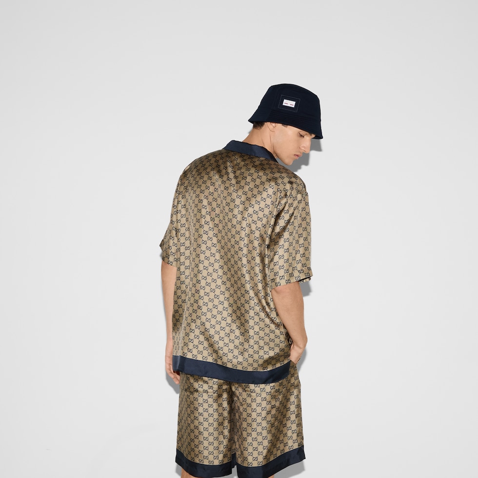 Over Shirt / BEIGE シシクイ Beige Overshirt for Men in Contemporary Fashion Wear