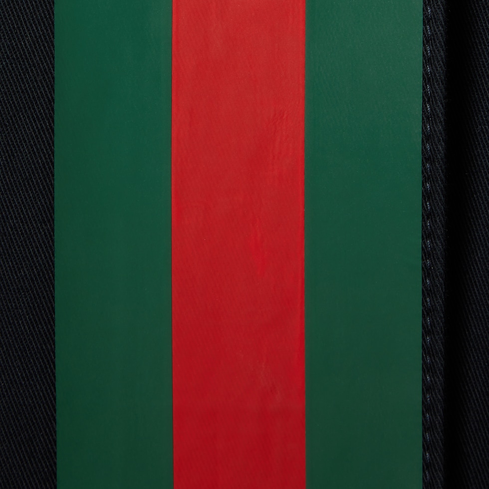 注目の新作♪【GUCCI】半袖コットンギャバジンジャケット エンボス コットンギャバジン ジャケットダークブルー | GUCCI公式