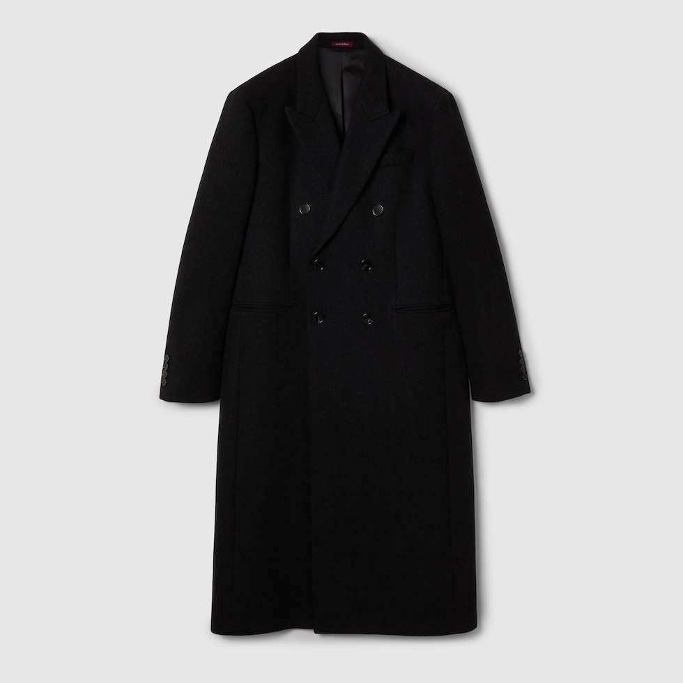 GUCCI＊Batavia wool coat ウール ダブルブレストコート＊送料込 Gucci Batavia Wool Coat | italist