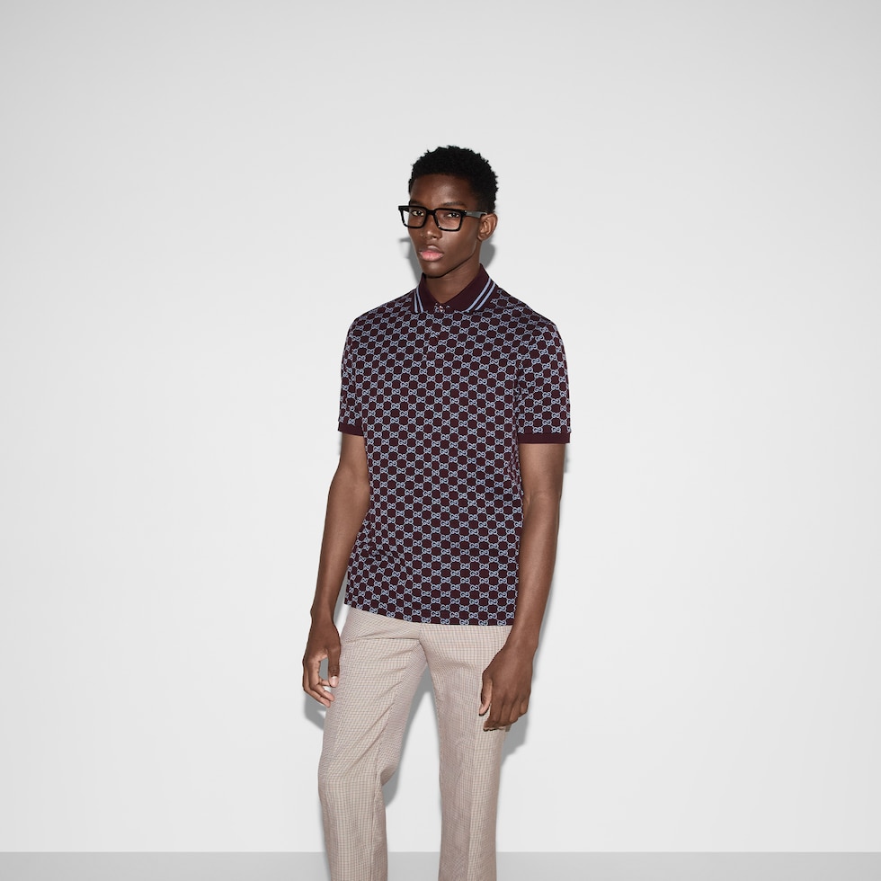 トップス Flowered Velour Jacquard Polo Shirt Rowm Rec & Relax Short Sleeve Floral Jacquard Polo | Dillard's