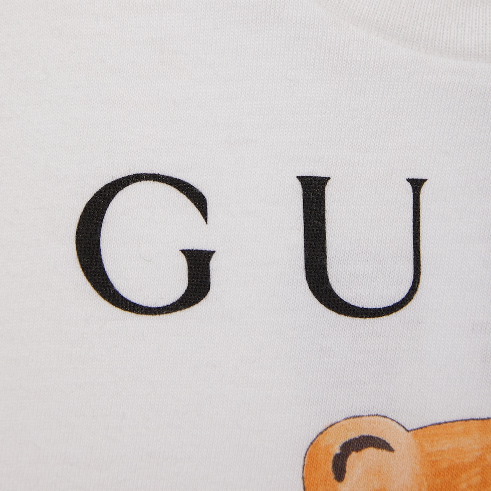 ベビー〕プリント コットン Tシャツホワイト | GUCCI公式