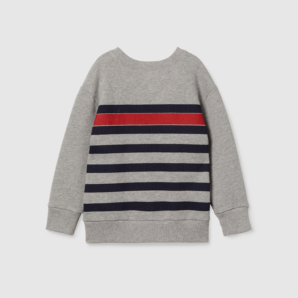 Children's printed cotton sweatshirt in light grey | GUCCI® US