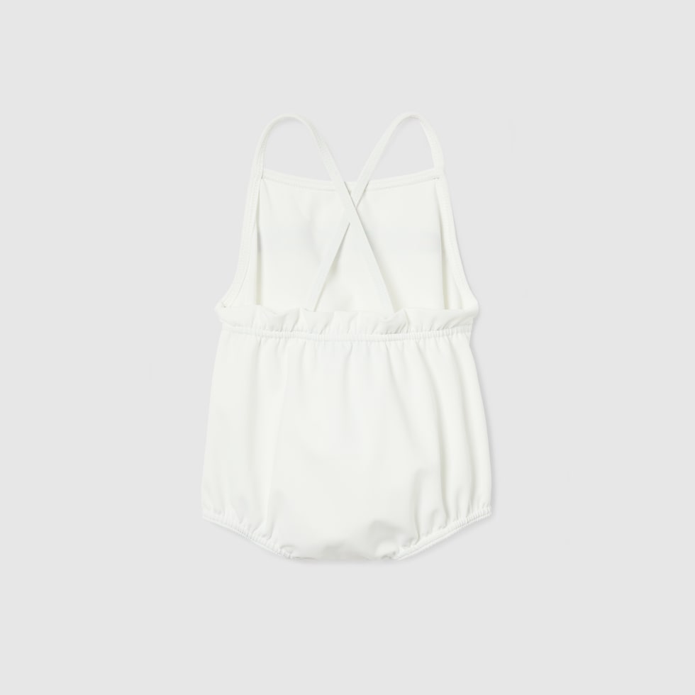 水着・水泳用品 Gucci children 4y Children's printed nylon swim shorts in white, red and blue