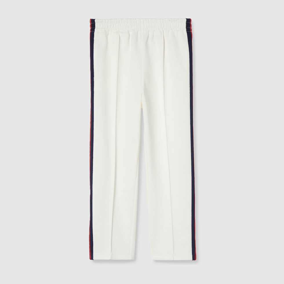 チルドレンズ〕ウェブ ストライプ ジャージー パンツオフ