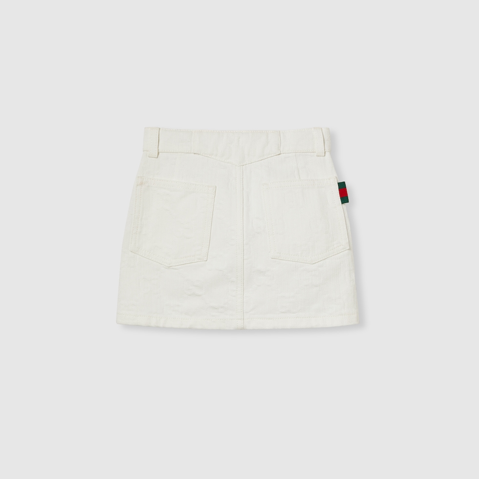 【関税&送料込】Gucci Crepe De Chine Short Skirt Thumbs_33W---GUCCI---
