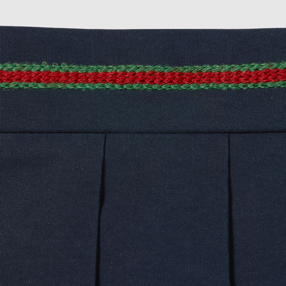 新作【GUCCI】エンブロイダリー コットンキャンバス スカート 813770_ZASBD_5589_003_100_0000
