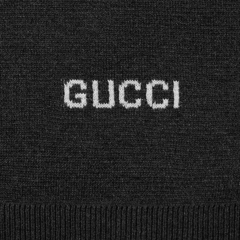 GUCCI ニットノースリーブ　ファインコットン ドレス GUCCI ニットノースリーブ ファインコットン ドレス - メルカリ
