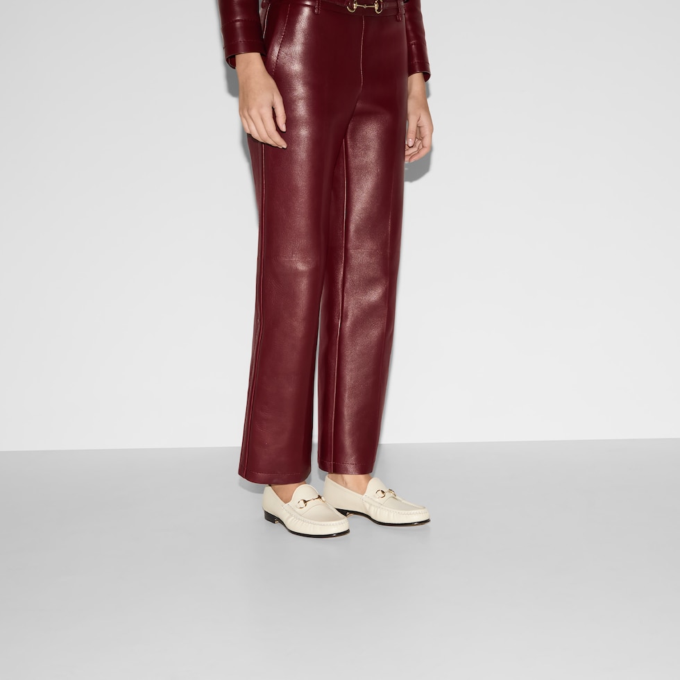 GUCCI ホワイトローファー　35 817690_AADT3_9540_001_100_0000