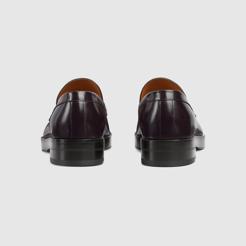 Men's Horsebit loafer in dark brown | GUCCI® US