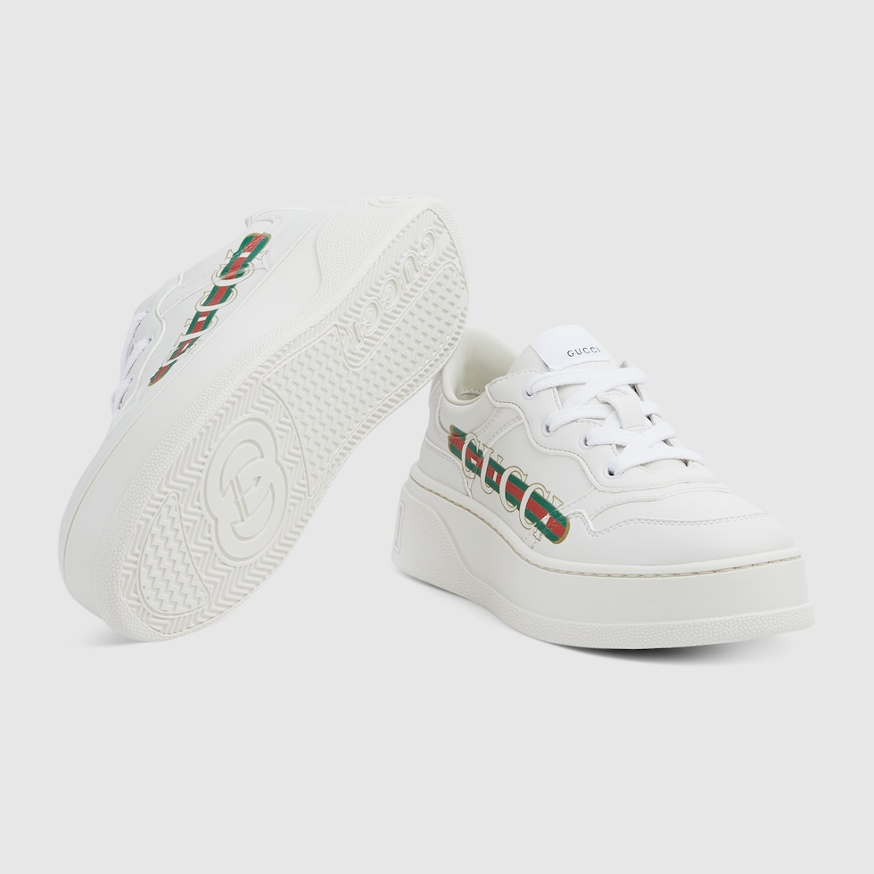 Gucci キッズホワイト スニーカー ベルクロ　新品同様 813601_2SH50_9014_015_100_0000