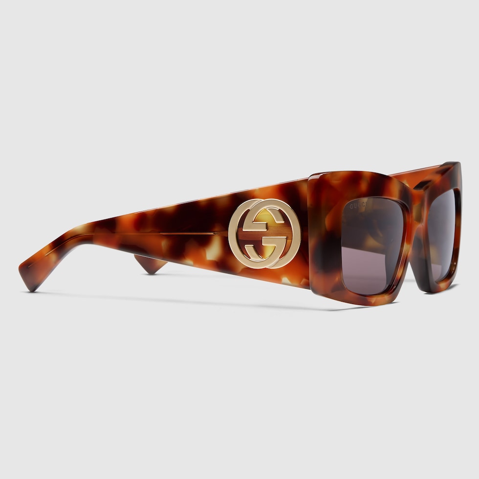 GUCCI Sunglasses Interlocking G Heart Shape GG 3525K/S Brown