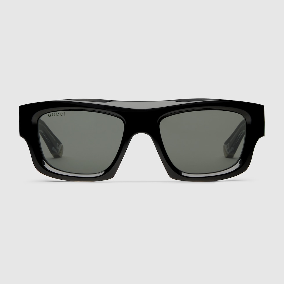 サングラス GUCCI SUN GLASS (803673J0740 1012) サングラス（アジアン フィット）ブラック アセテート | GUCCI公式