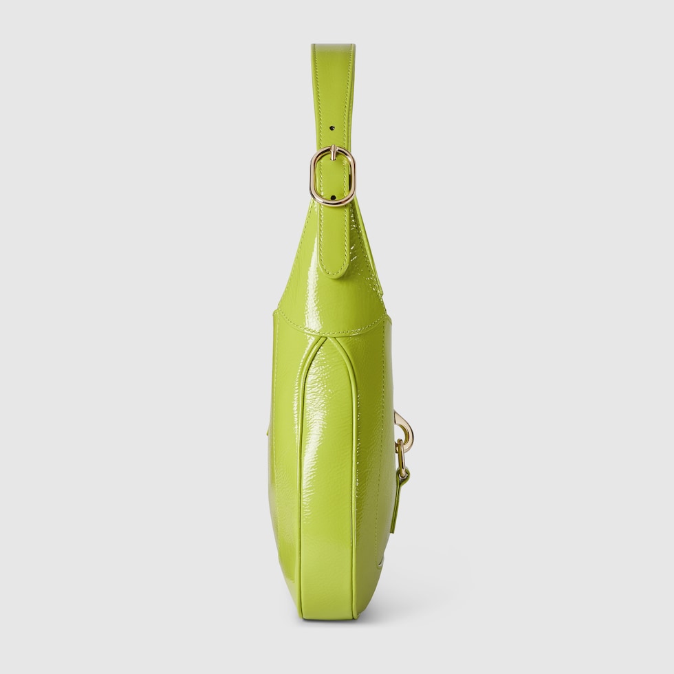 Gucci Jackie small shoulder bag in bright green patent