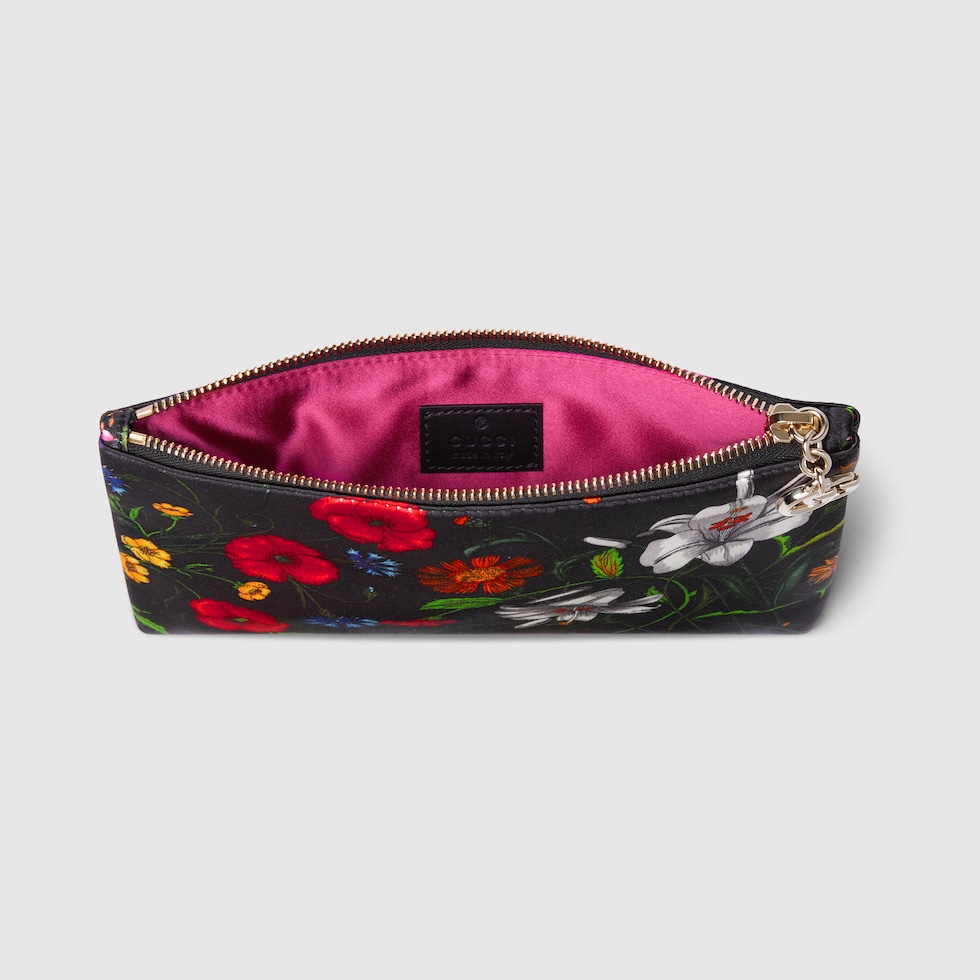 GG Marmont small printed pouch in black and multicolor