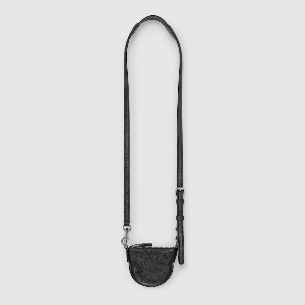 Gucci B nano bag in black leather | GUCCI® US