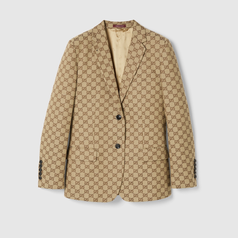 GUCCI ブラウン スエードジャケット 中古・古着通販】GUCCI (グッチ) ニットスエードジャケット ブラウン