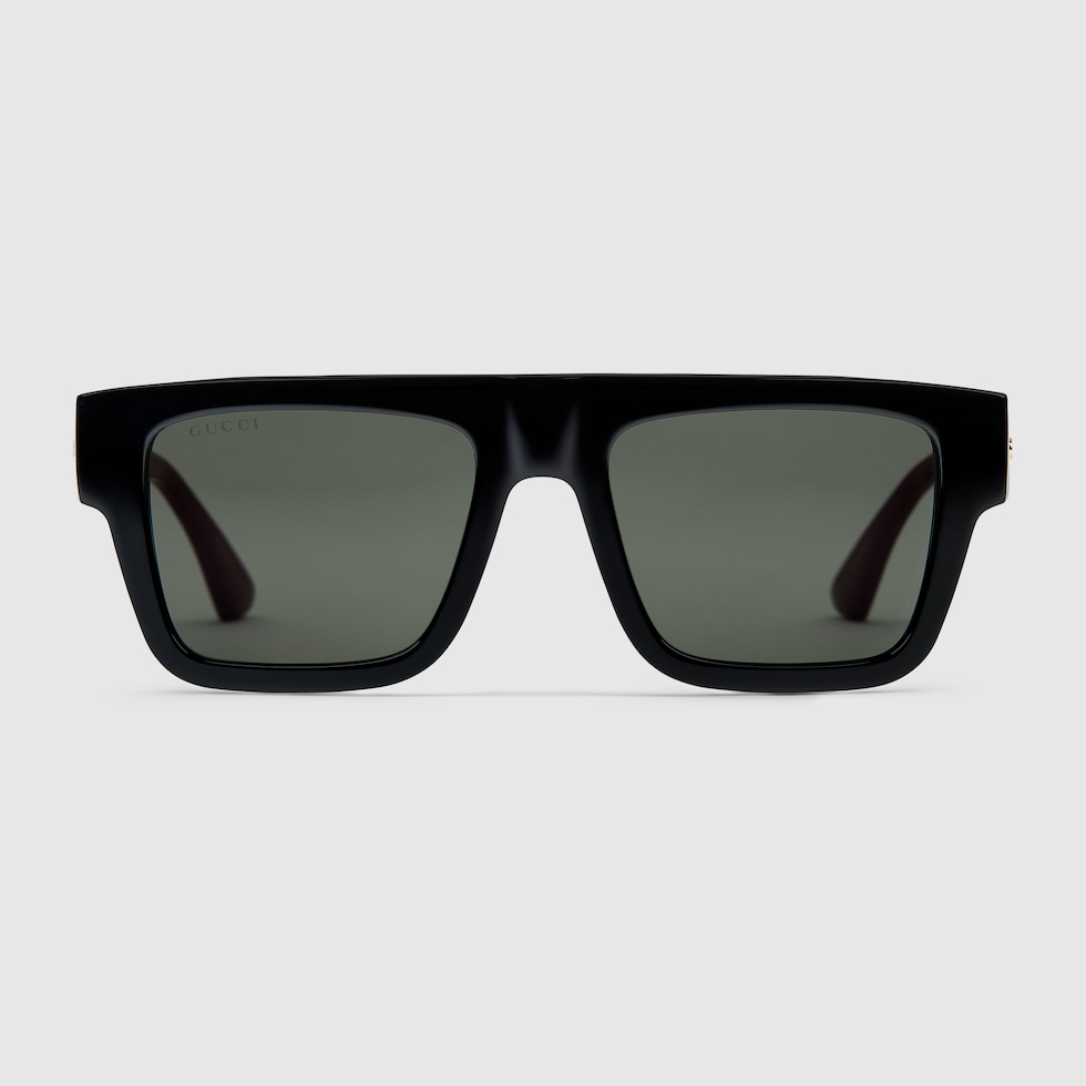 サングラス Gucci Occhiali Da Sole Quadrati Occhiali da sole quadrati in marrone chiaro | GUCCI® IT
