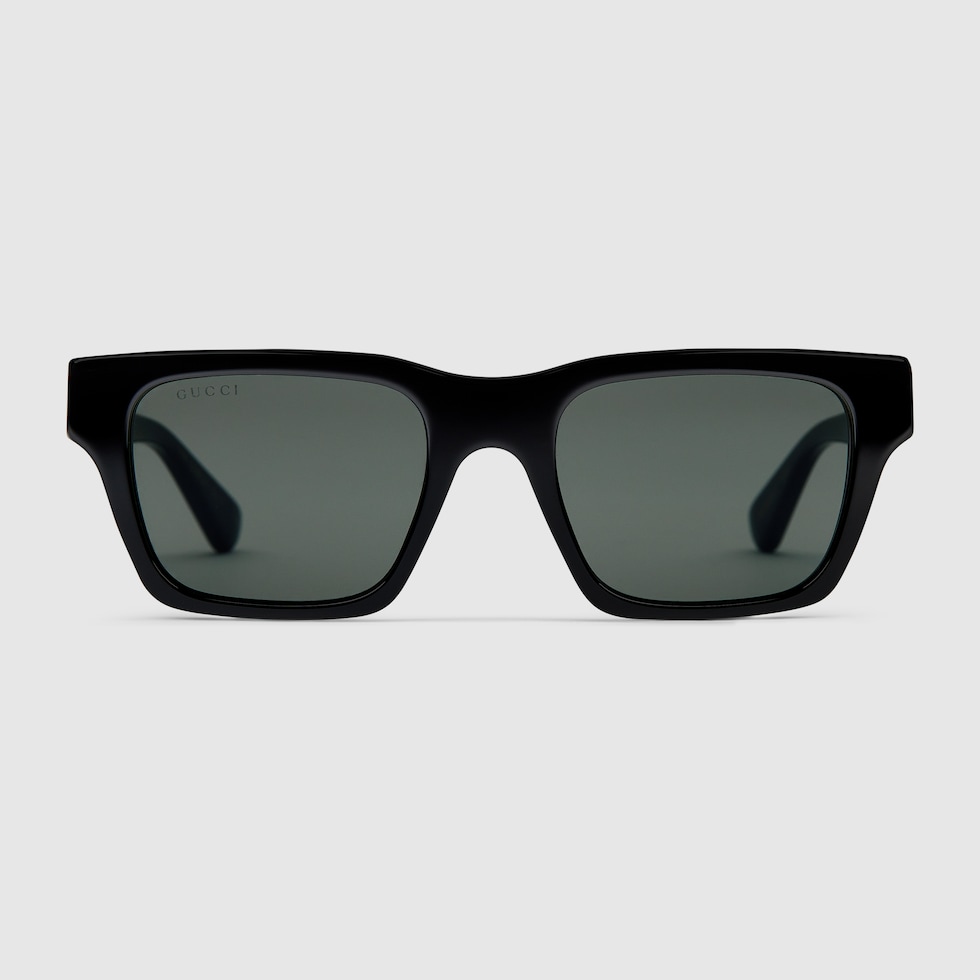 サングラス GUCCI RECTANGULAR FRAME SUNGLASSES IN ACETATE GUCCI EYEWEAR Rectangular-frame acetate sunglasses | NET-A