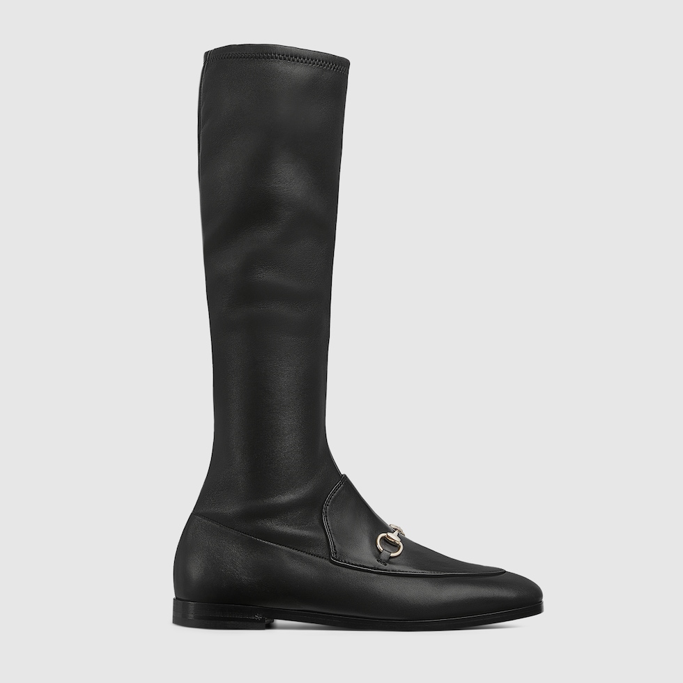 Women's Gucci Jordaan boot in black leather | GUCCI® US