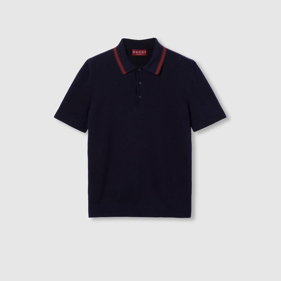GUCCI ホワイト ポロシャツ XL GUCCI グッチ シェリービー ポロシャツ サイズ:XL 453865