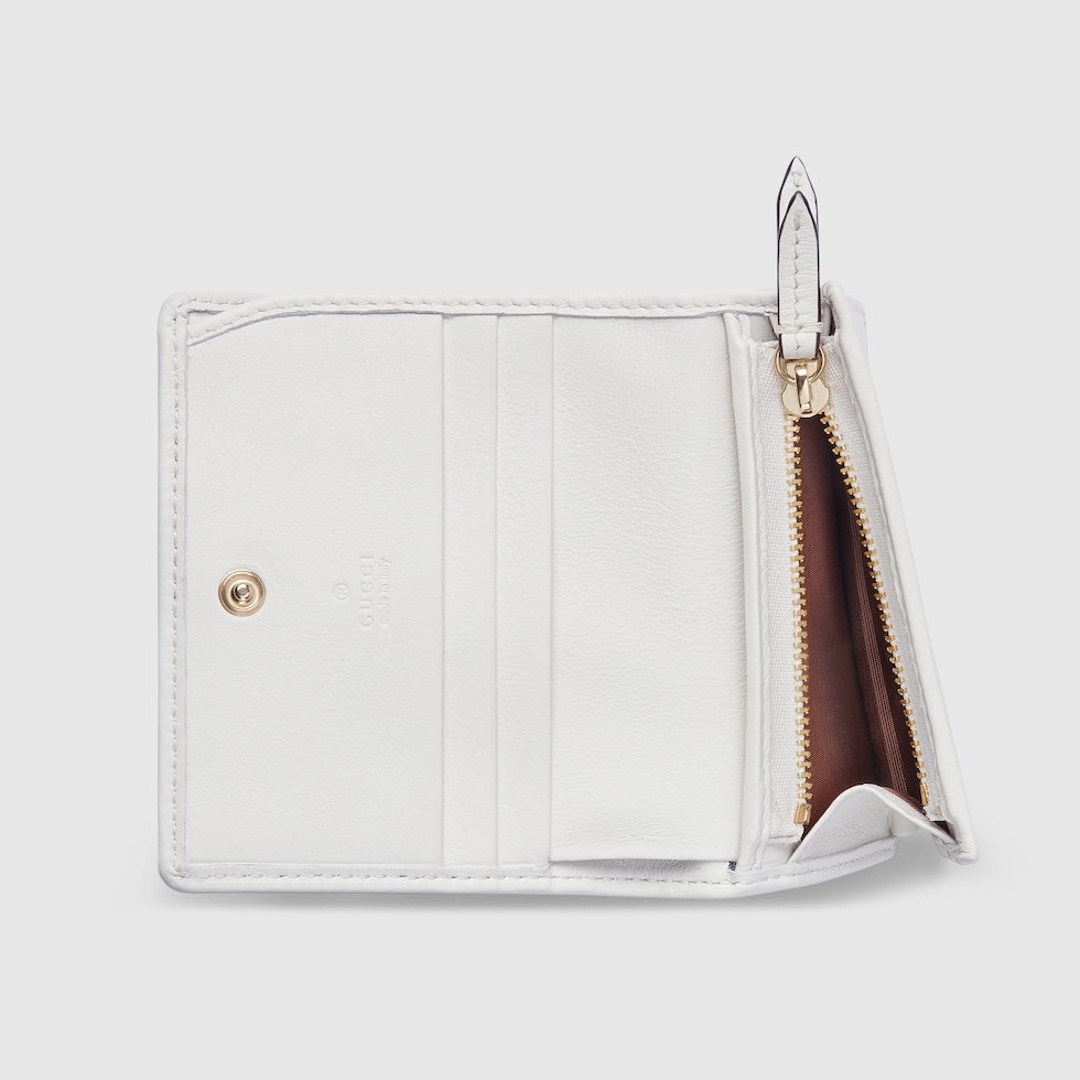EMBLEM WALLET GG MONOGRAM 20 IN LIGHT PINK SMOOTH CALFSKIN