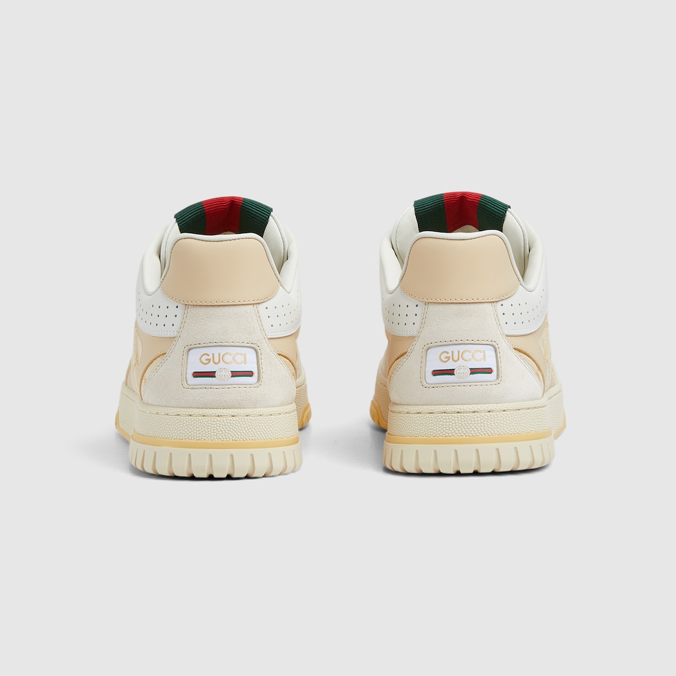 グッチ Gucci Re-Web Sneakers Men's Gucci Re-Web sneaker in light beige canvas | GUCCI® US