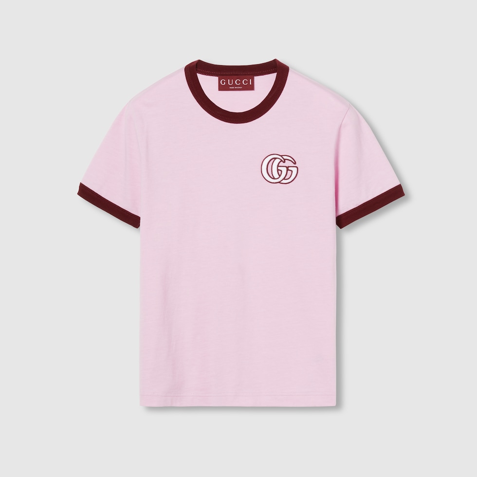 Cotton jersey T-shirt with embroidery in White Ready-to-wear
