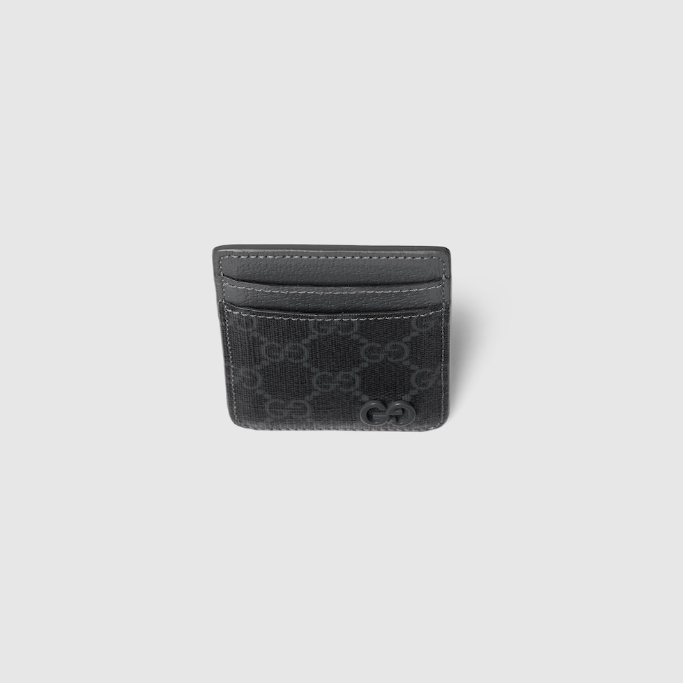 【GUCCI】グッチ スマートフォン用マグネットカードケース スマートフォン用 マグネットカードケース グレー&ブラック