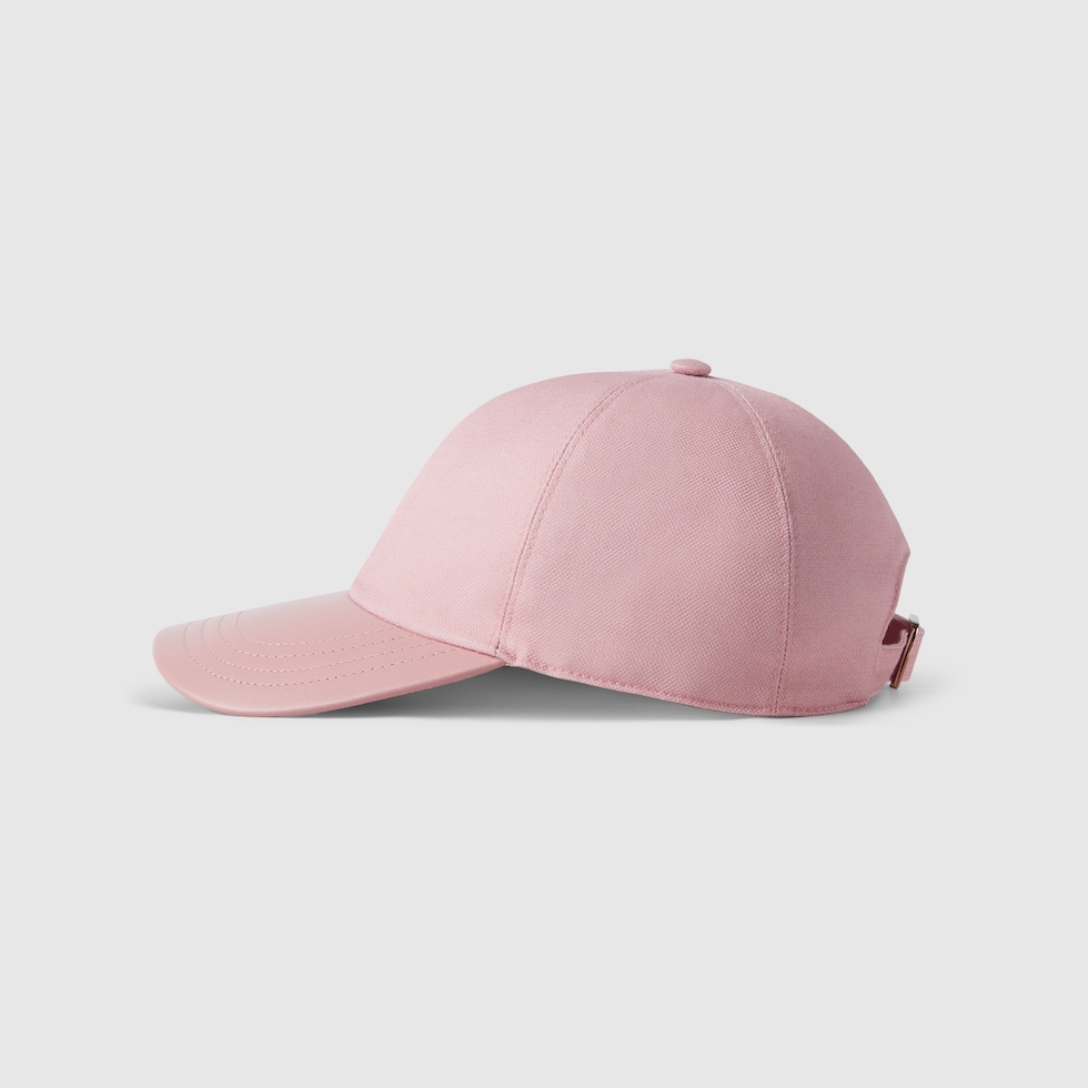 キャップ Gucci Cotton Baseball Hat Cotton canvas baseball hat in light pink | GUCCI® US
