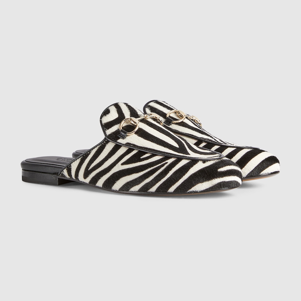 Gucci Princetown Gingham Slipper main image 0