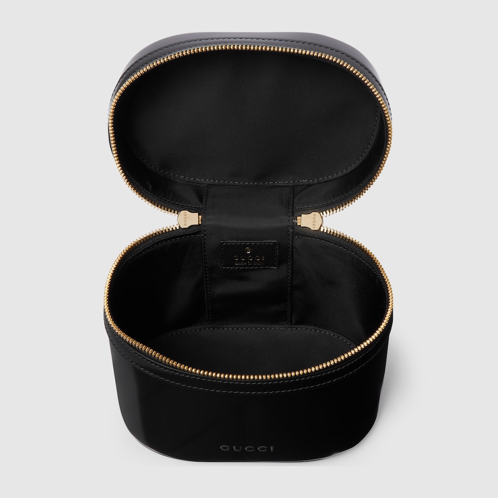 Super mini shoulder bag in black leather | GUCCI® US Super mini shoulder bag in black leather | GUCCI® US