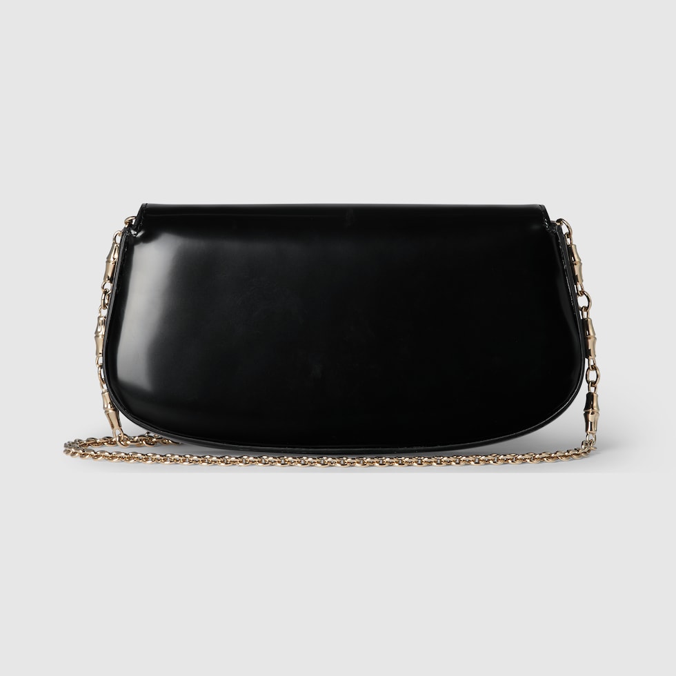 Gucci Bamboo Night small bag in black leather | GUCCI® US