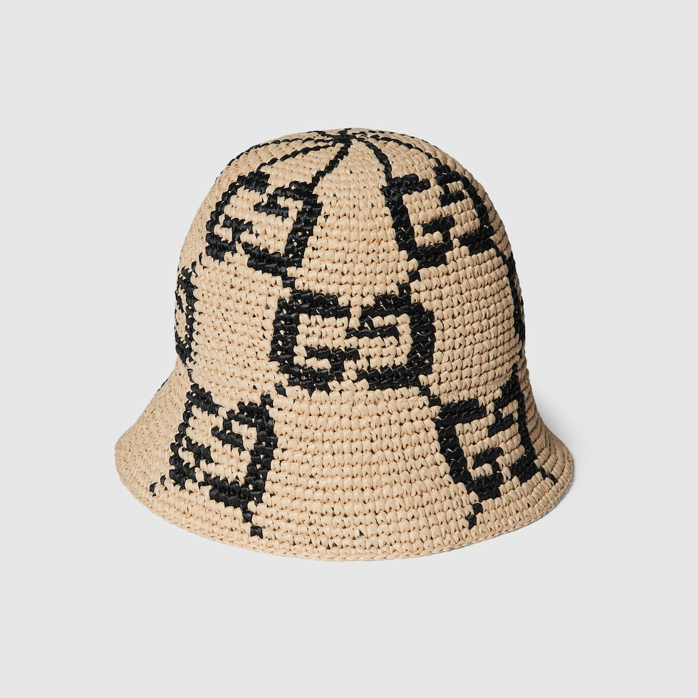 【GUCCI】グッチ Bucket Hat GG RAFFIA HAT ハット 7950013HA1J GG BUCKET HAT – Suit Negozi Eu