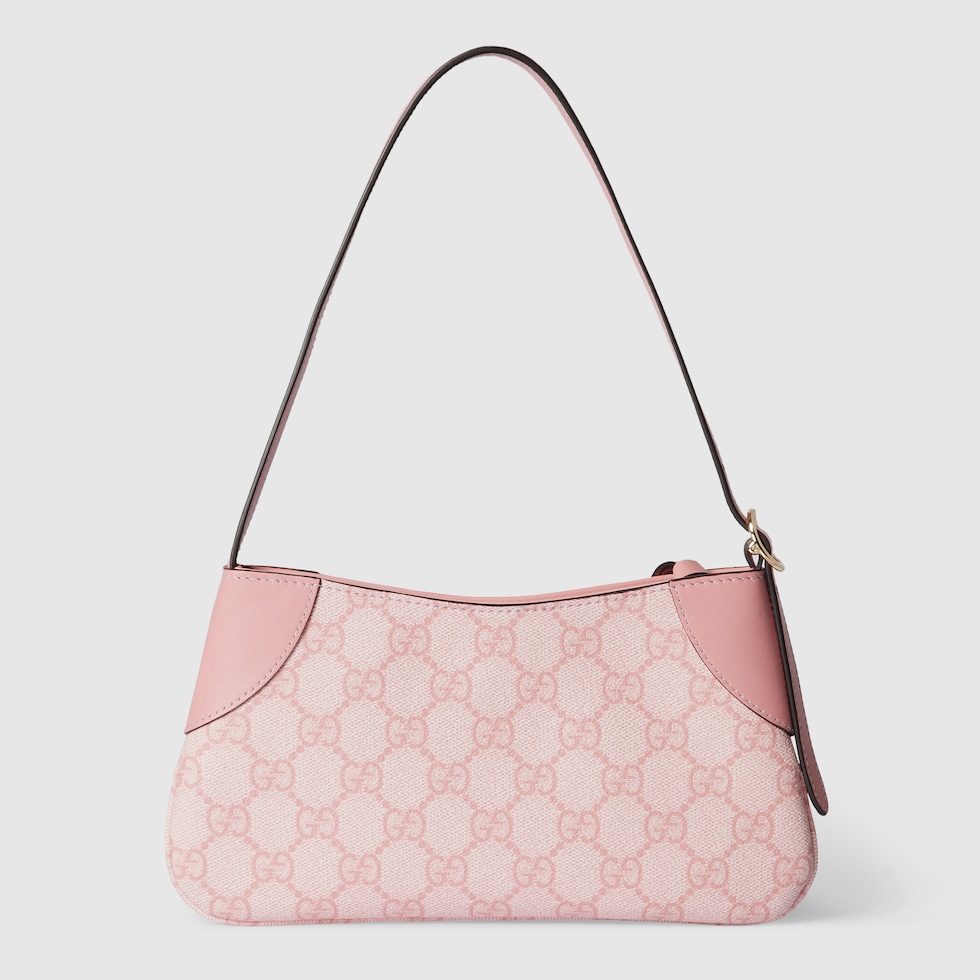 24PF new/GUCCI GGスーパーミニショルダーバッグ Bag Pink Gucci Pink GG Marmont Pink Super Mini Bag - Runway Catalog