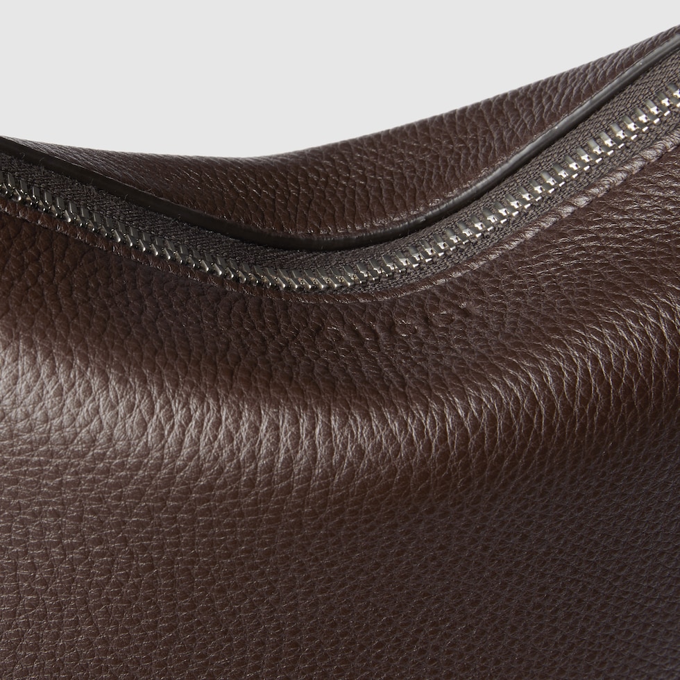 Gucci B small bag in dark brown leather | GUCCI® US Gucci B small bag in dark brown leather | GUCCI® US