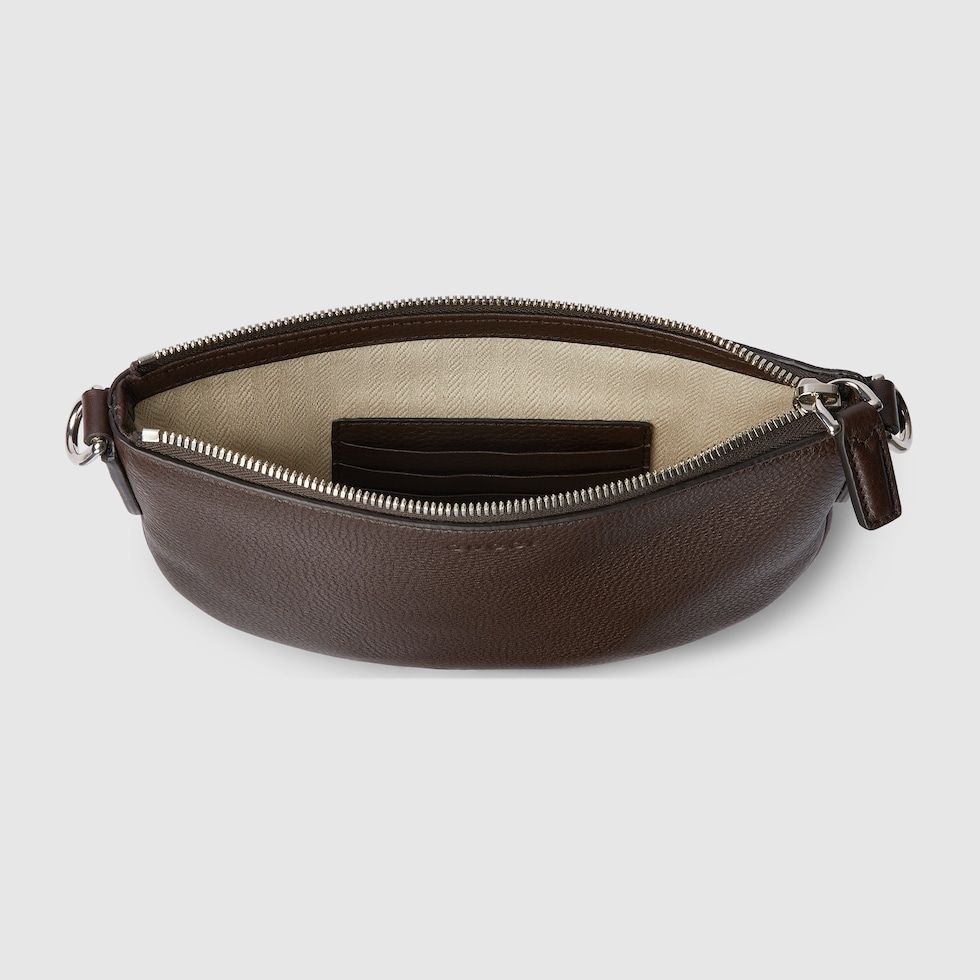 Gucci B small bag in dark brown leather | GUCCI® US