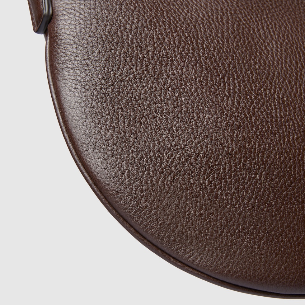 Gucci B small bag in dark brown leather | GUCCI® US