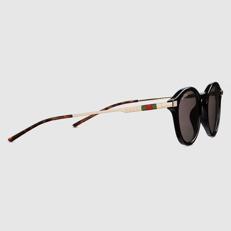 Gucci Women Sunglasses Black Grey Cat Eye GG1680S 002 BRAND