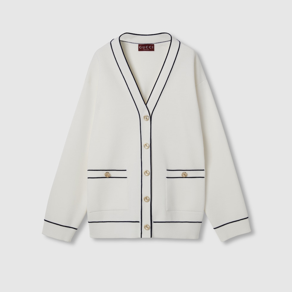 GUCCI グッチ ボーター ニット カーディガン グッチ GGコットンジャカード おすすめ | GUCCI® JP