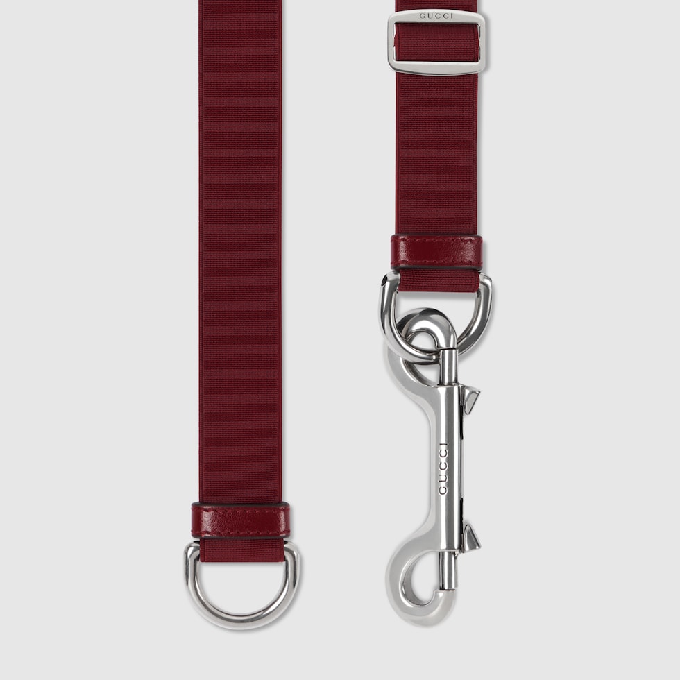 Thin belt with double snap hook buckle in Rosso Ancora red