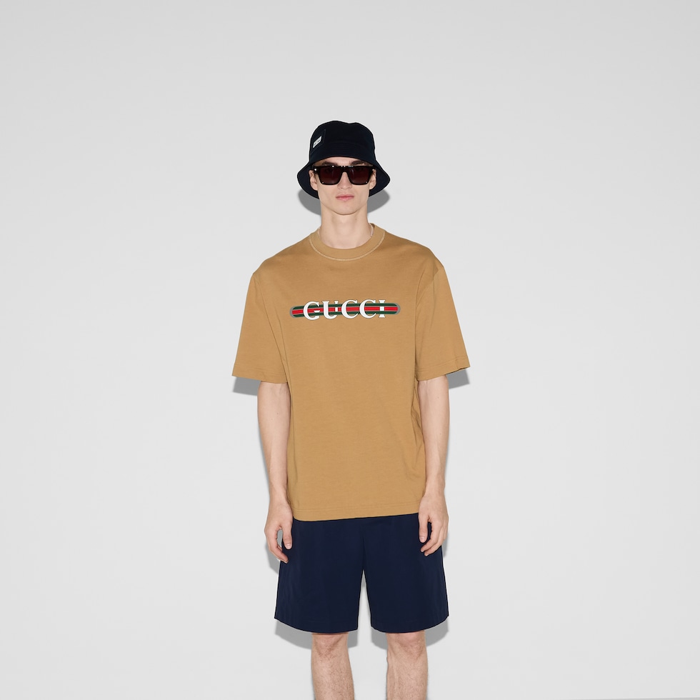 Gucci T-shirt Red Cotton main image 0