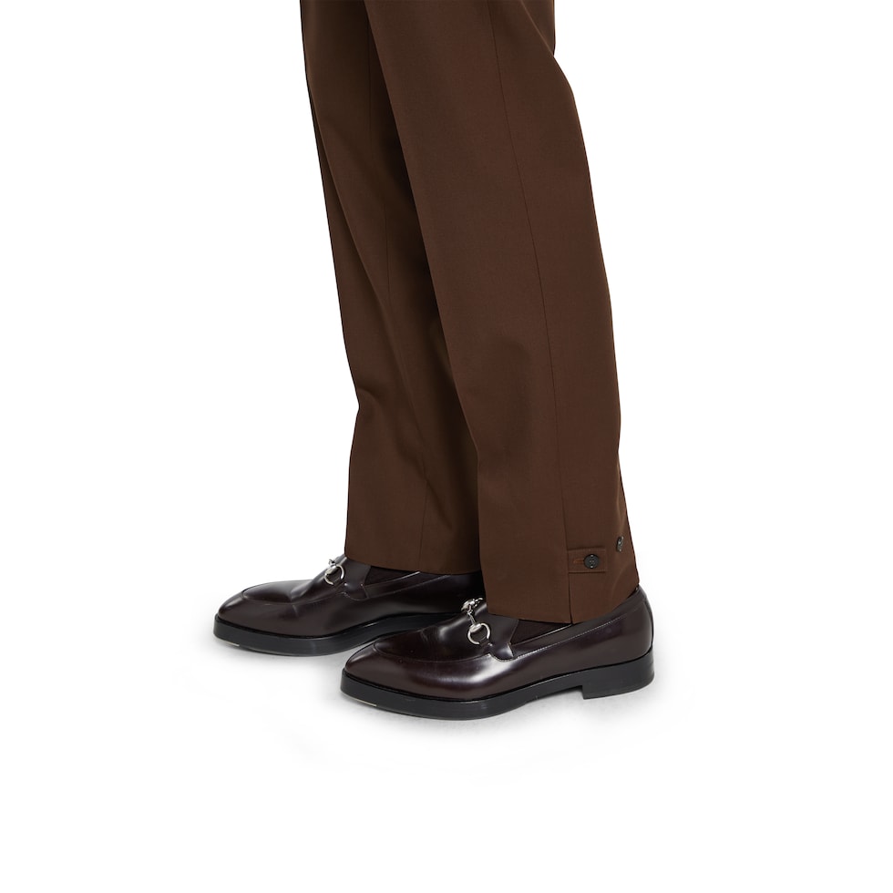 Men's Horsebit loafer in dark brown | GUCCI® US