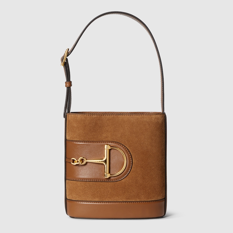 Gucci 73 Mini Bucket Bag White Smooth Leather 244429